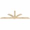 Ekena Millwork Redmond Rough Sawn Timber Gable Bracket, Douglas Fir, 84"W x 31"H x 2"D x 4"F, 9/12 Pitch GBW084X31X0204RED00RDF - alternate 3